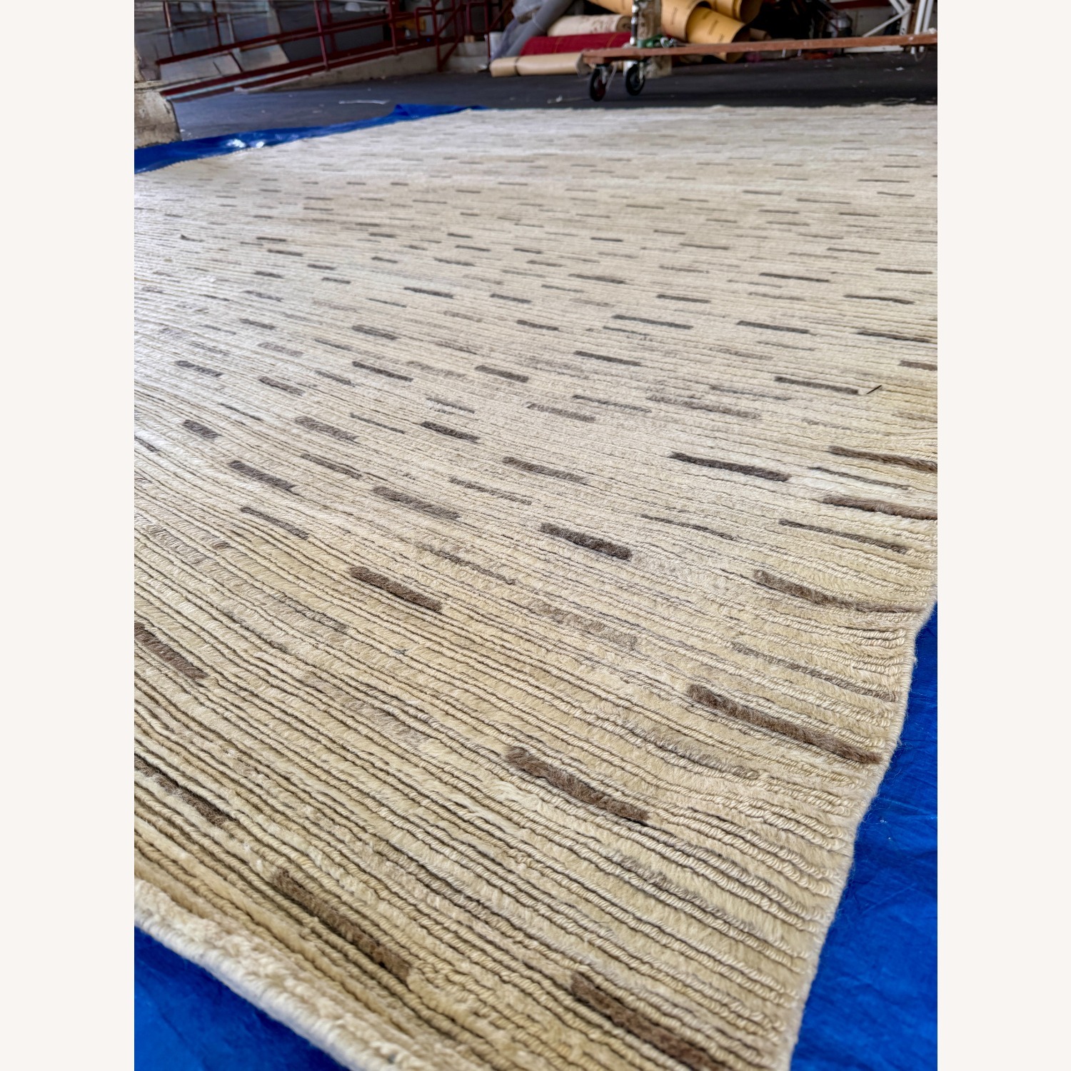 Restoration Hardware Ben Soleimani White Area Rug 12' x 15'  - image-5