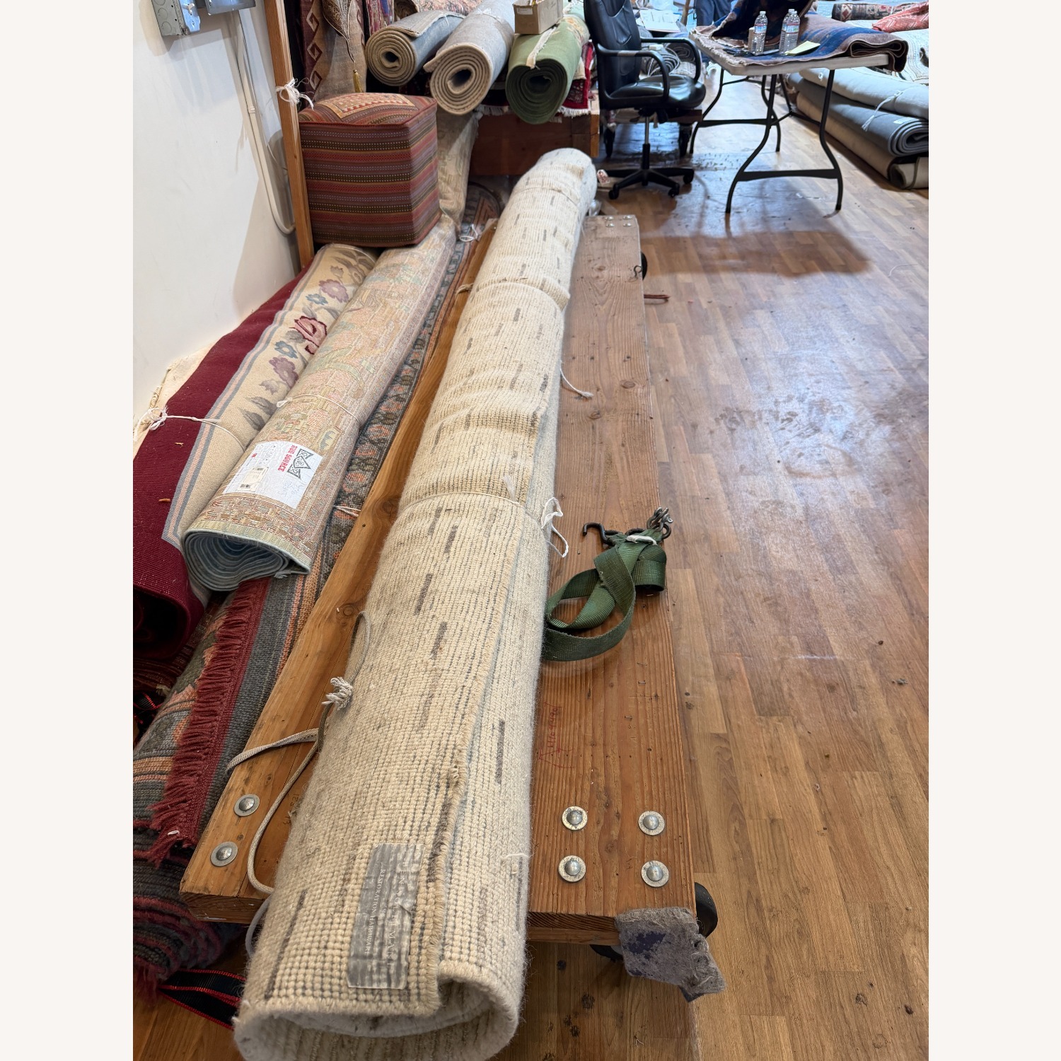Restoration Hardware Ben Soleimani White Area Rug 12' x 15'  - image-4