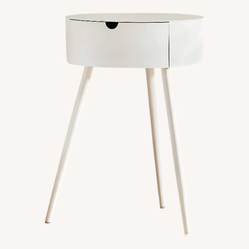 Used West Elm Mitzi White Nightstand for sale on AptDeco
