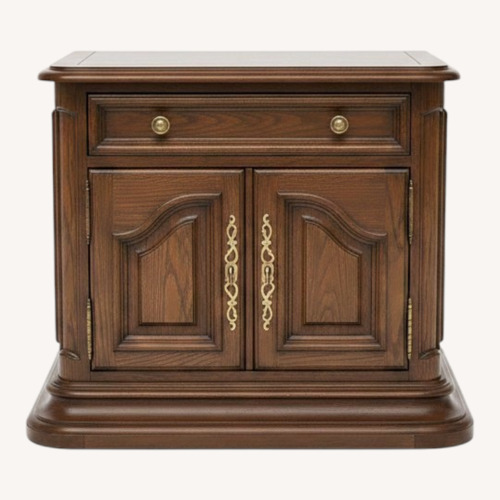 Used Century Furniture Antique Dark Brown Nightstands for sale on AptDeco
