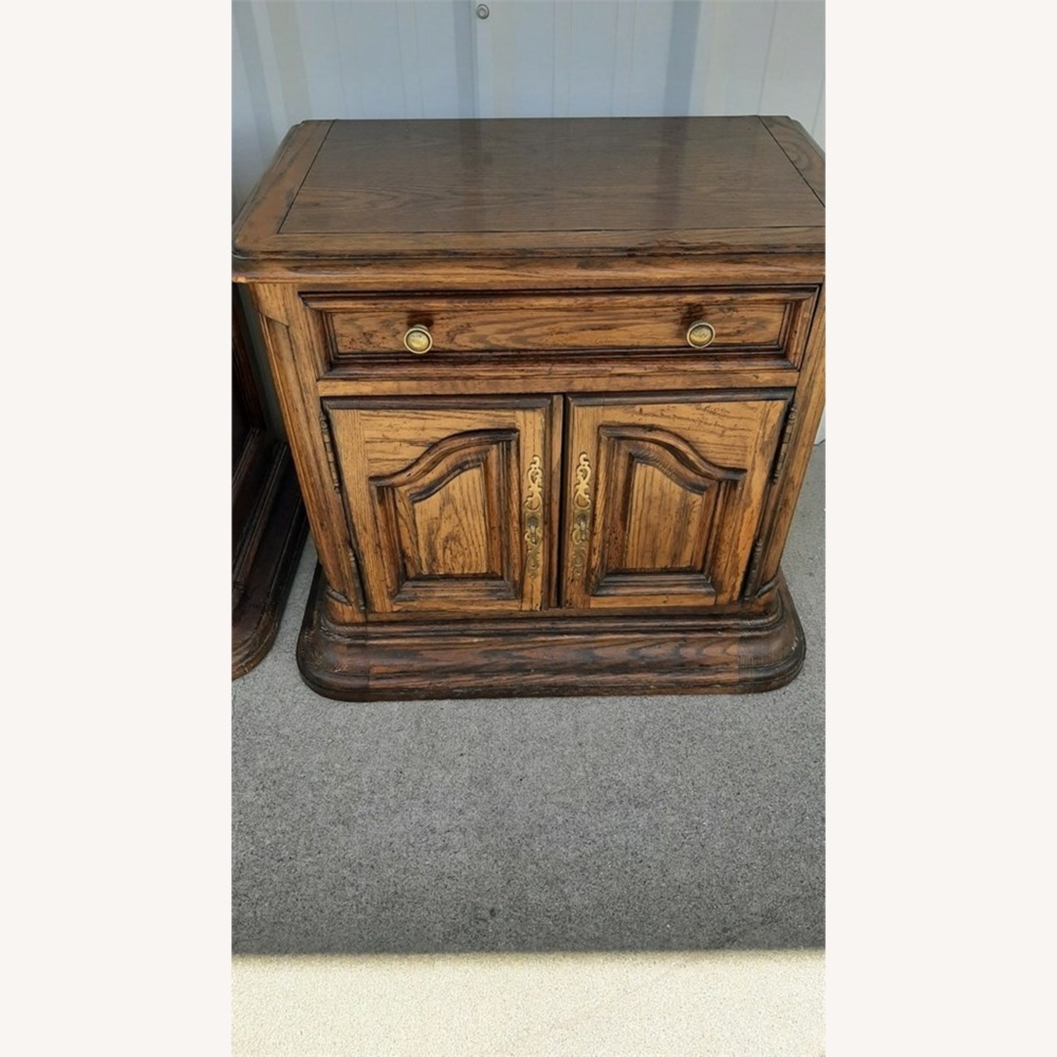Century Furniture Antique Dark Brown Nightstands - image-2