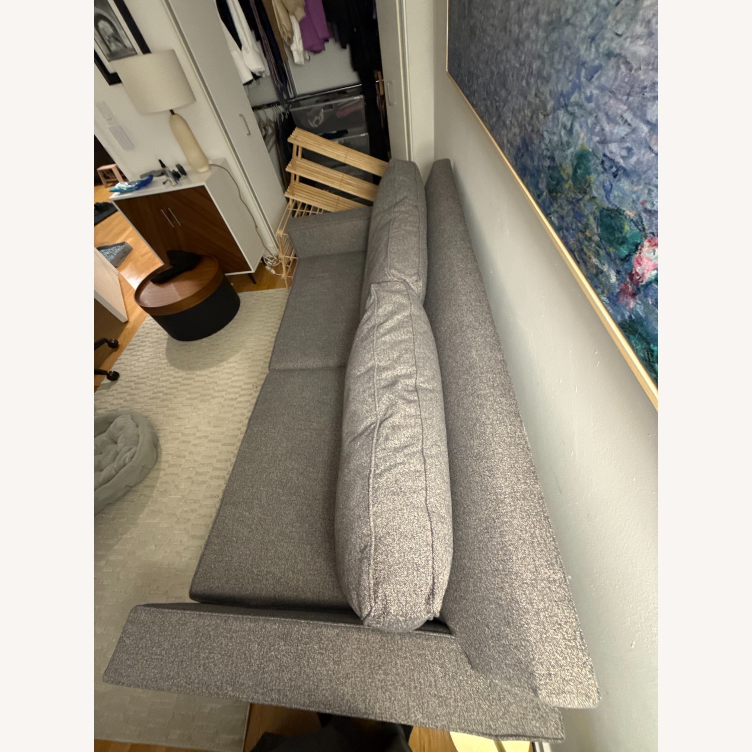 West Elm Henry Dark Gray Henry Queen Sleeper Sofa - image-2