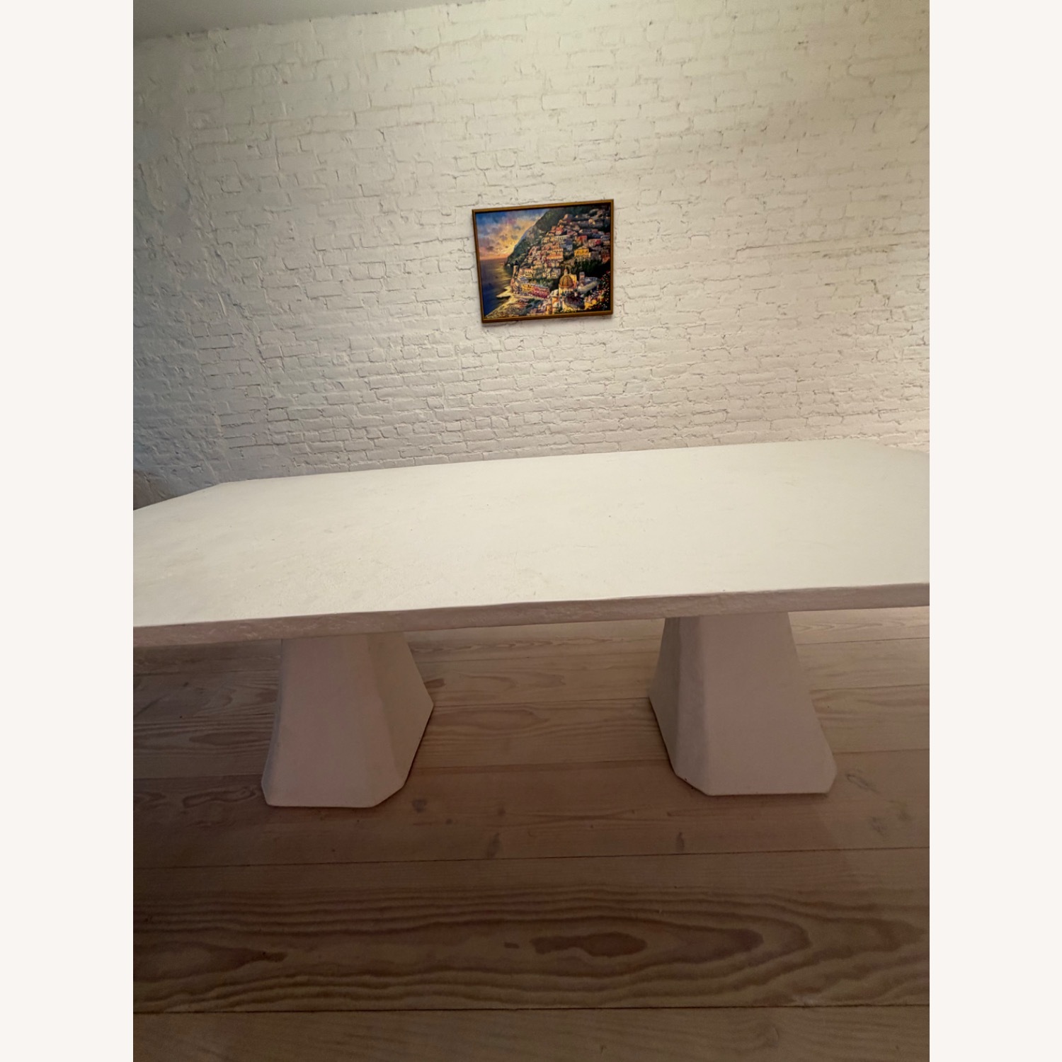 CB2 Via White Concrete Dining Table - image-3