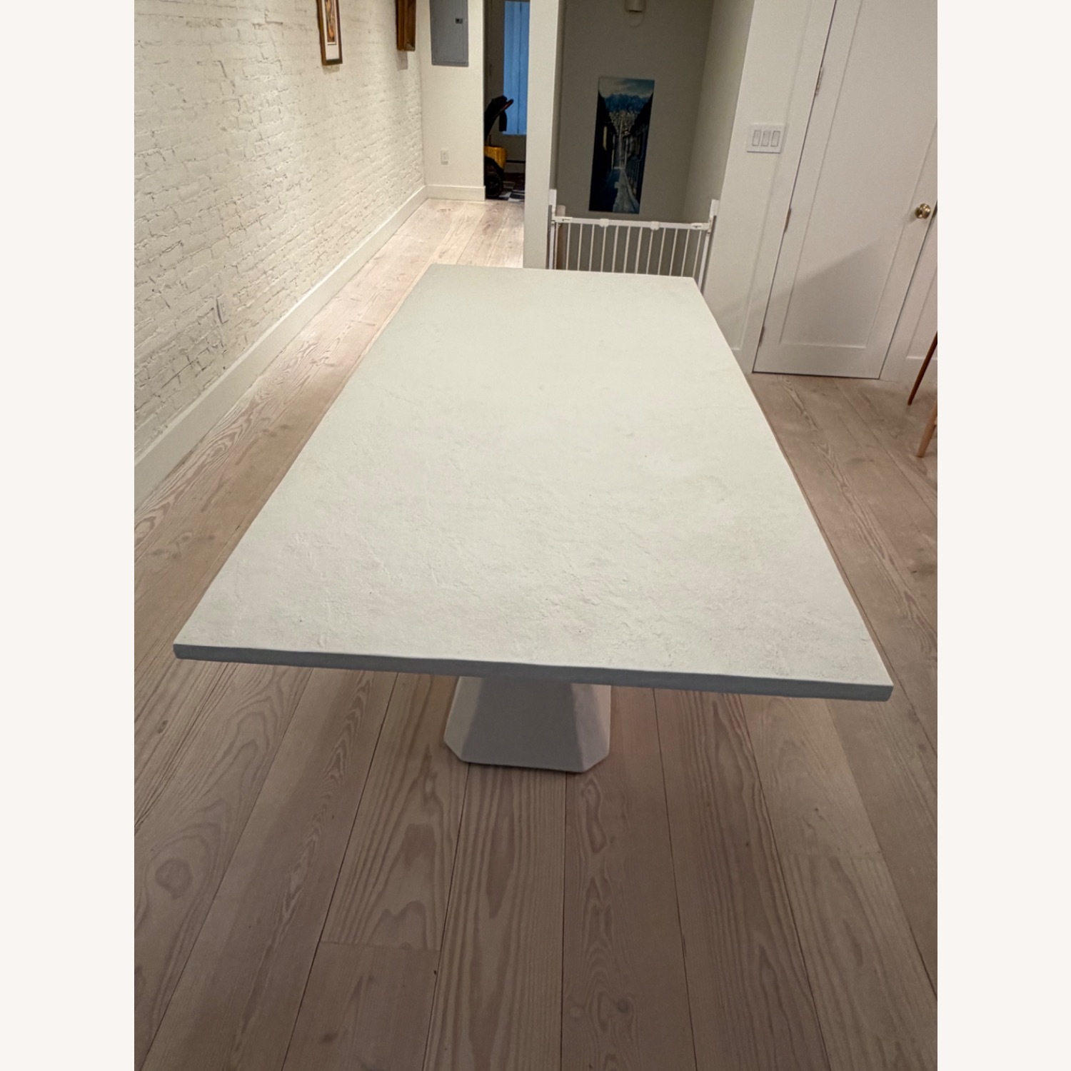 CB2 Via White Concrete Dining Table - image-2
