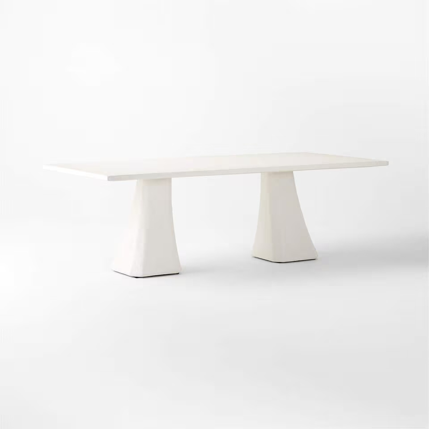 CB2 Via White Concrete Dining Table - image-5