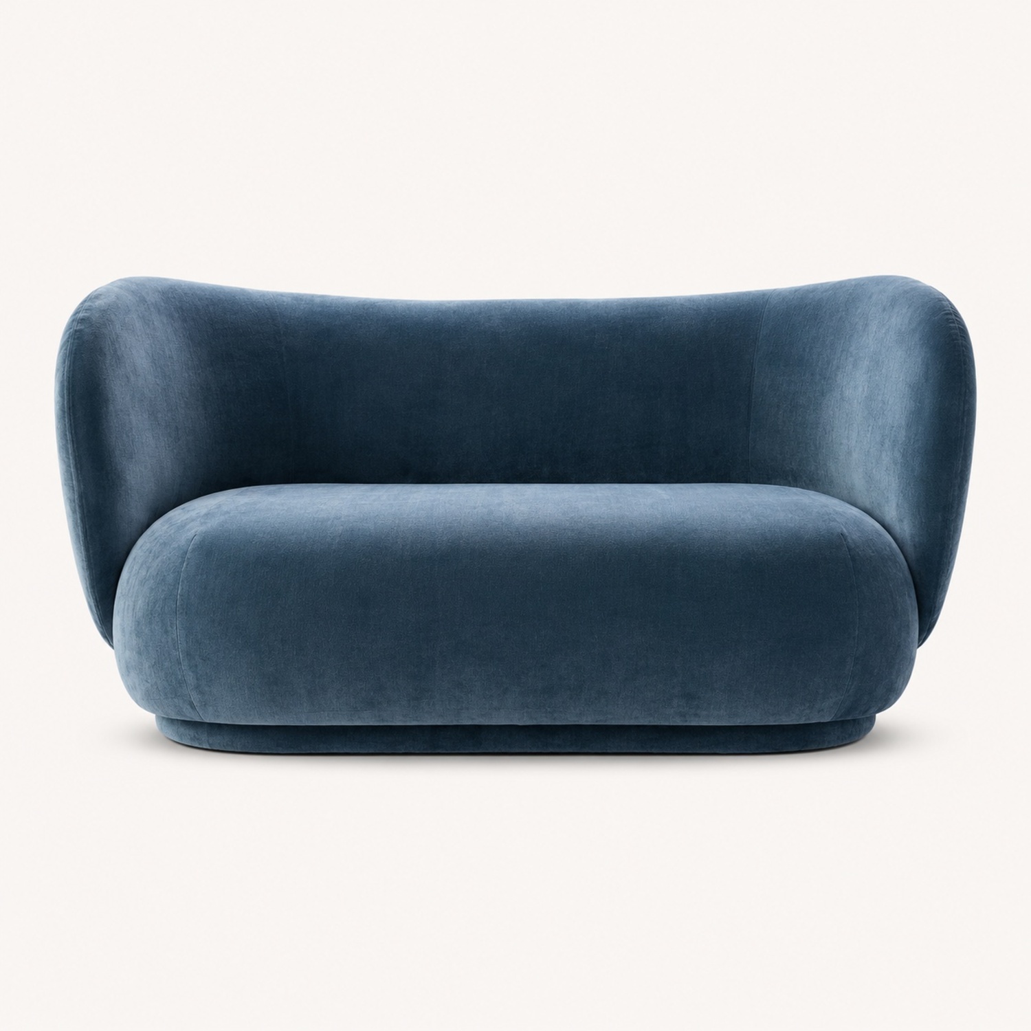 Ferm Living Rico Blue Fabric 2 Seater Sofa - image-6