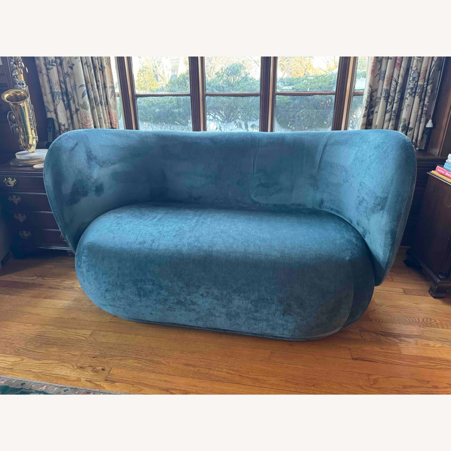 Ferm Living Rico Blue Fabric 2 Seater Sofa - image-3
