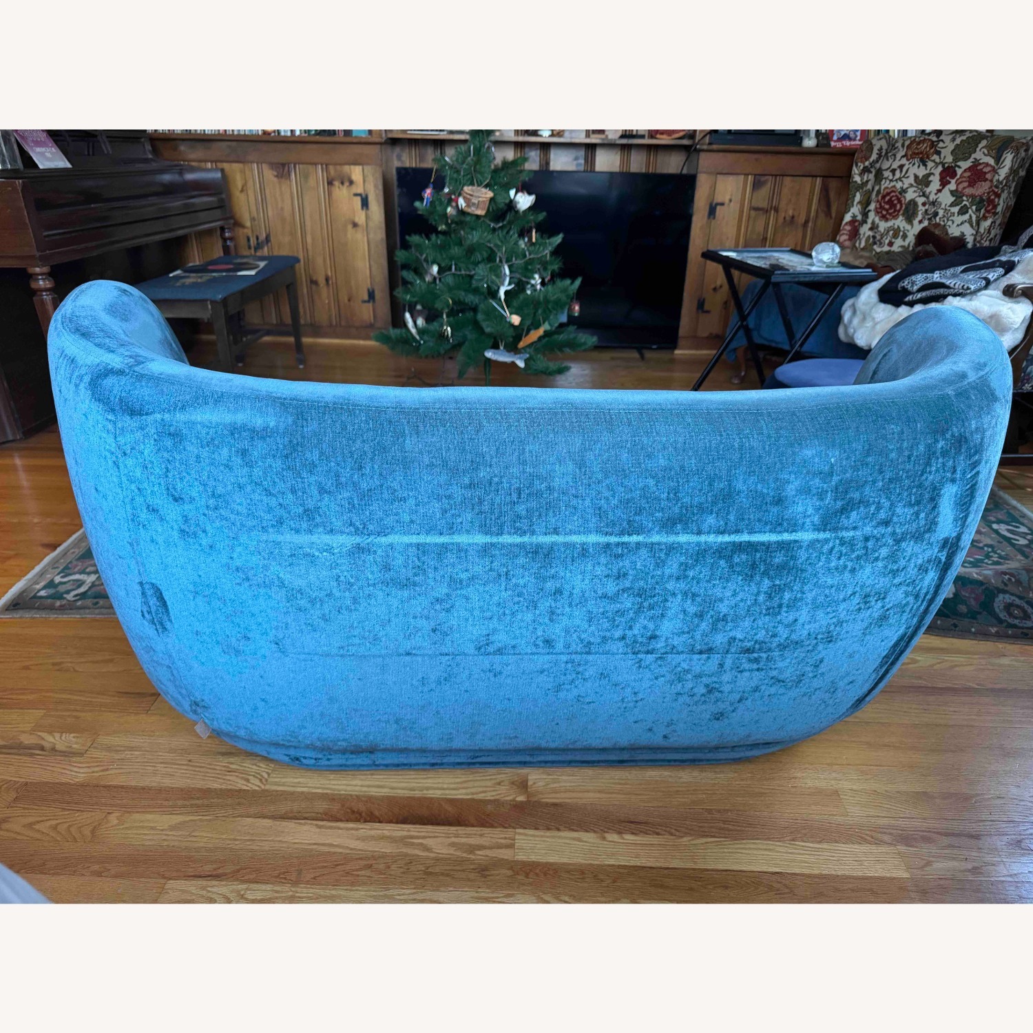 Ferm Living Rico Blue Fabric 2 Seater Sofa - image-4