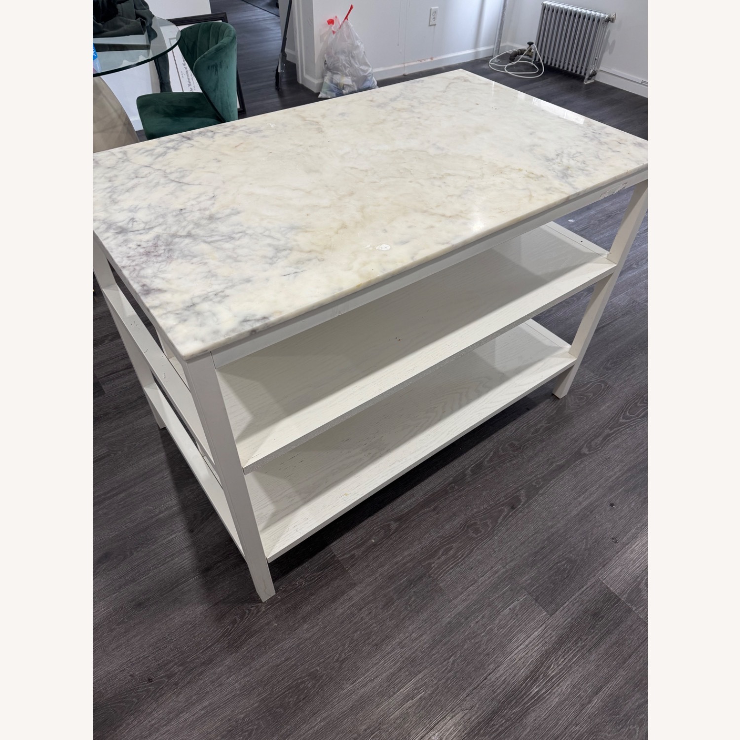 West Elm Frame Kitchen Console - Marble - image-4