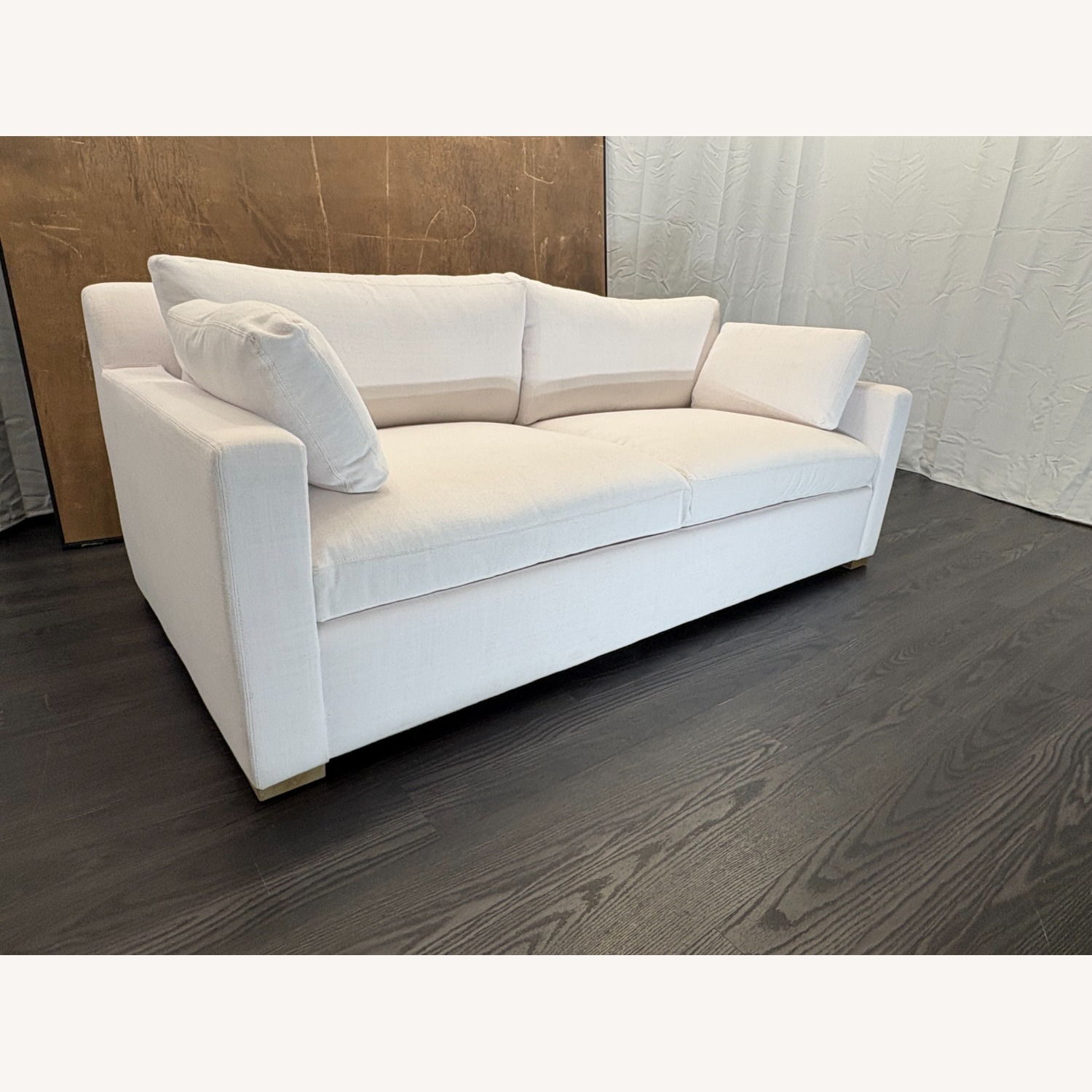 Restoration Hardware Belgian Track Arm Sofa – 7' Luxe Depth - image-1