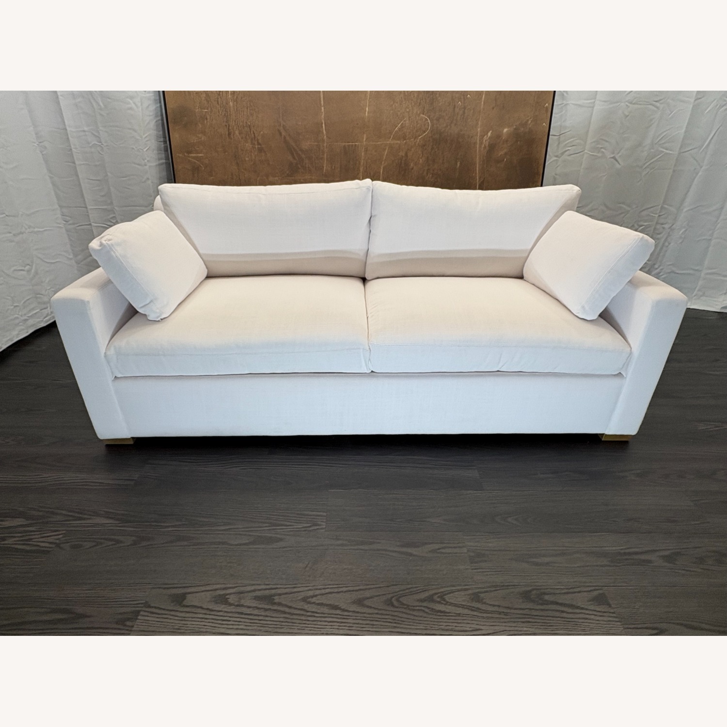 Restoration Hardware Belgian Track Arm Sofa – 7' Luxe Depth - image-25