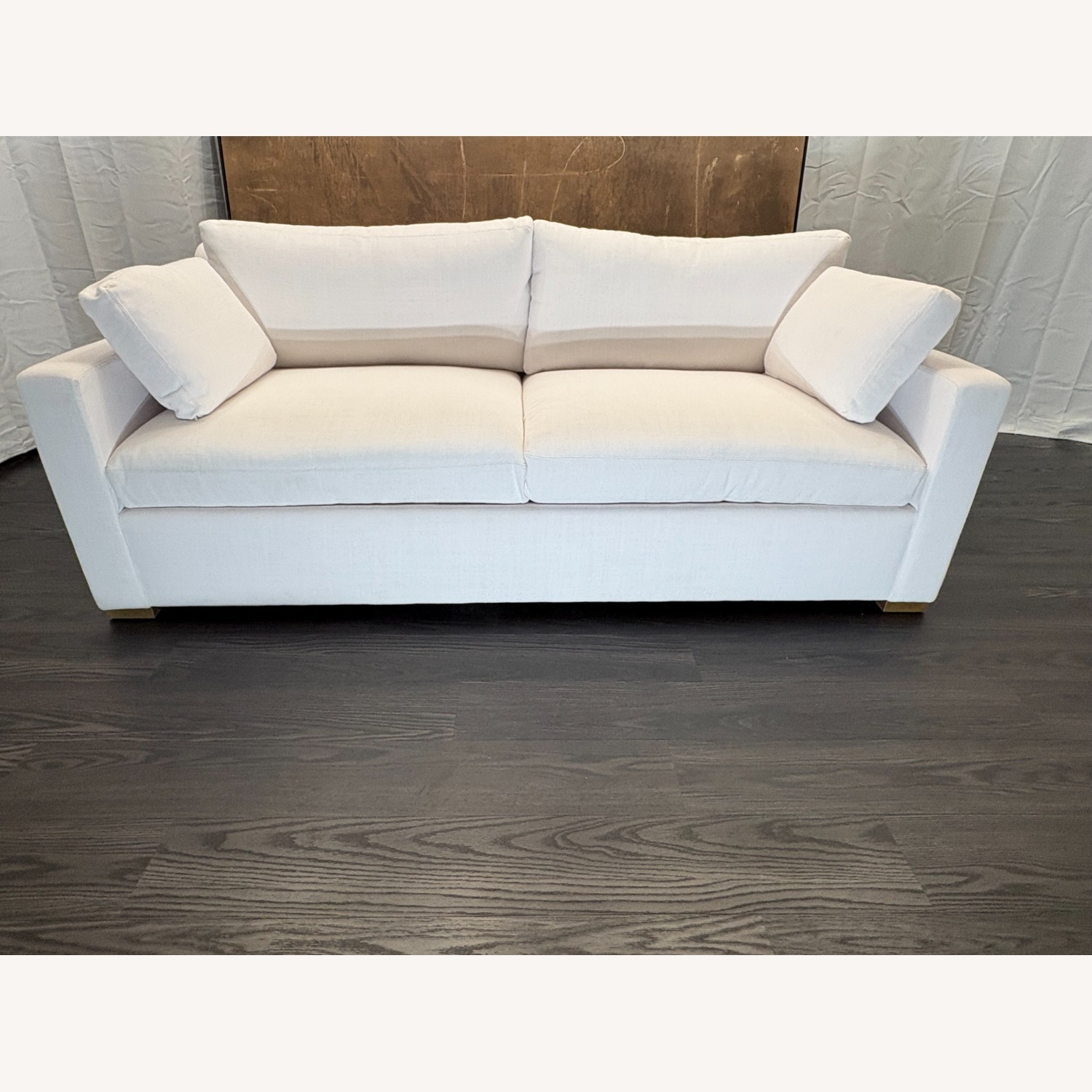 Restoration Hardware Belgian Track Arm Sofa – 7' Luxe Depth - image-4