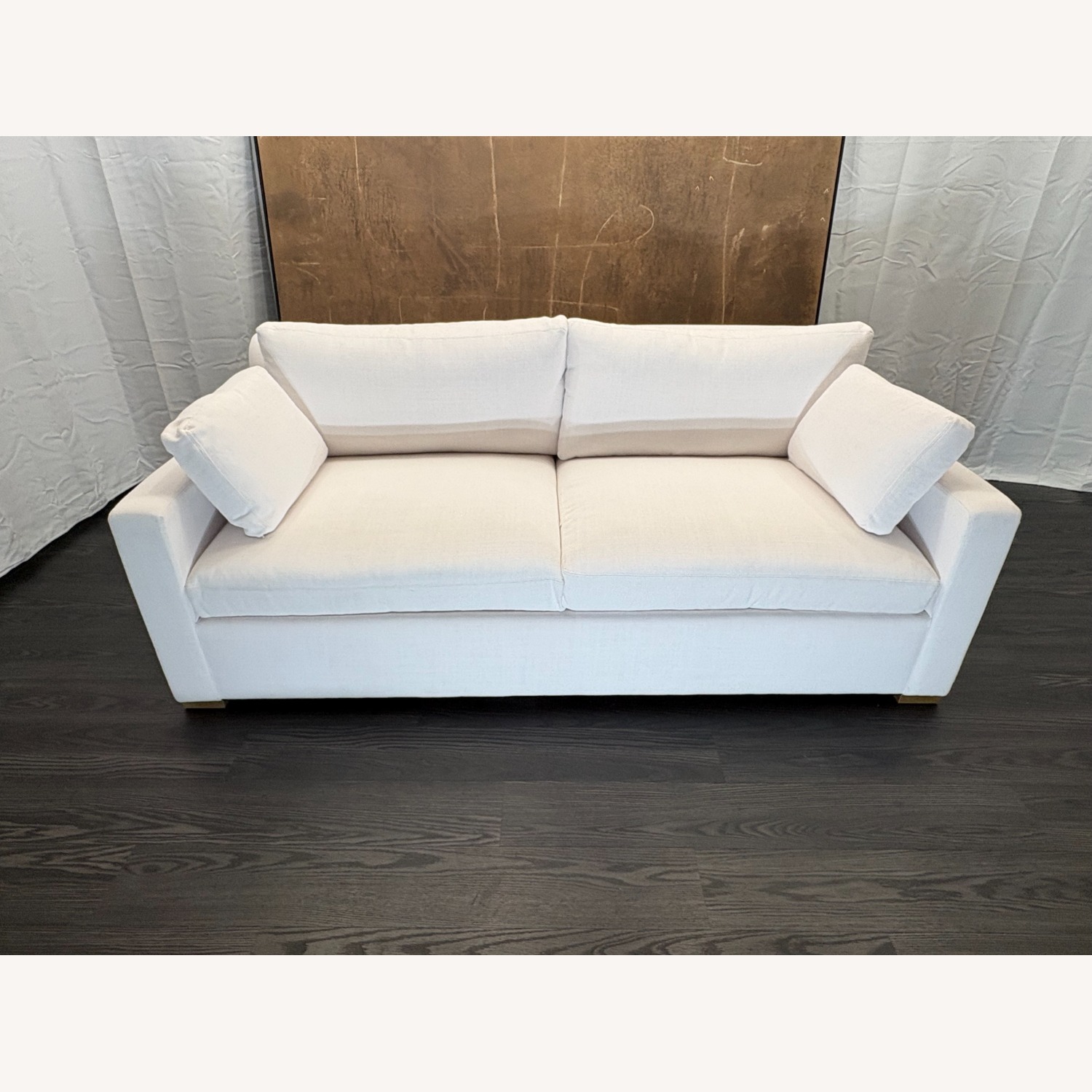 Restoration Hardware Belgian Track Arm Sofa – 7' Luxe Depth - image-6