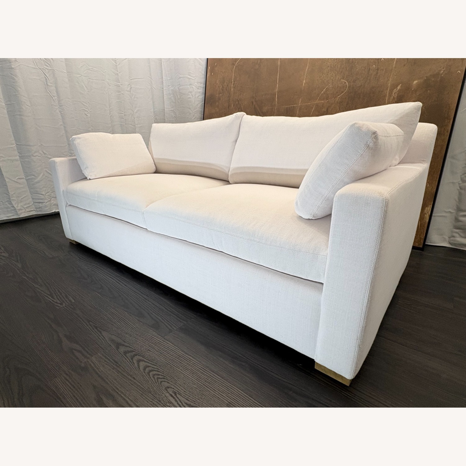 Restoration Hardware Belgian Track Arm Sofa – 7' Luxe Depth - image-10