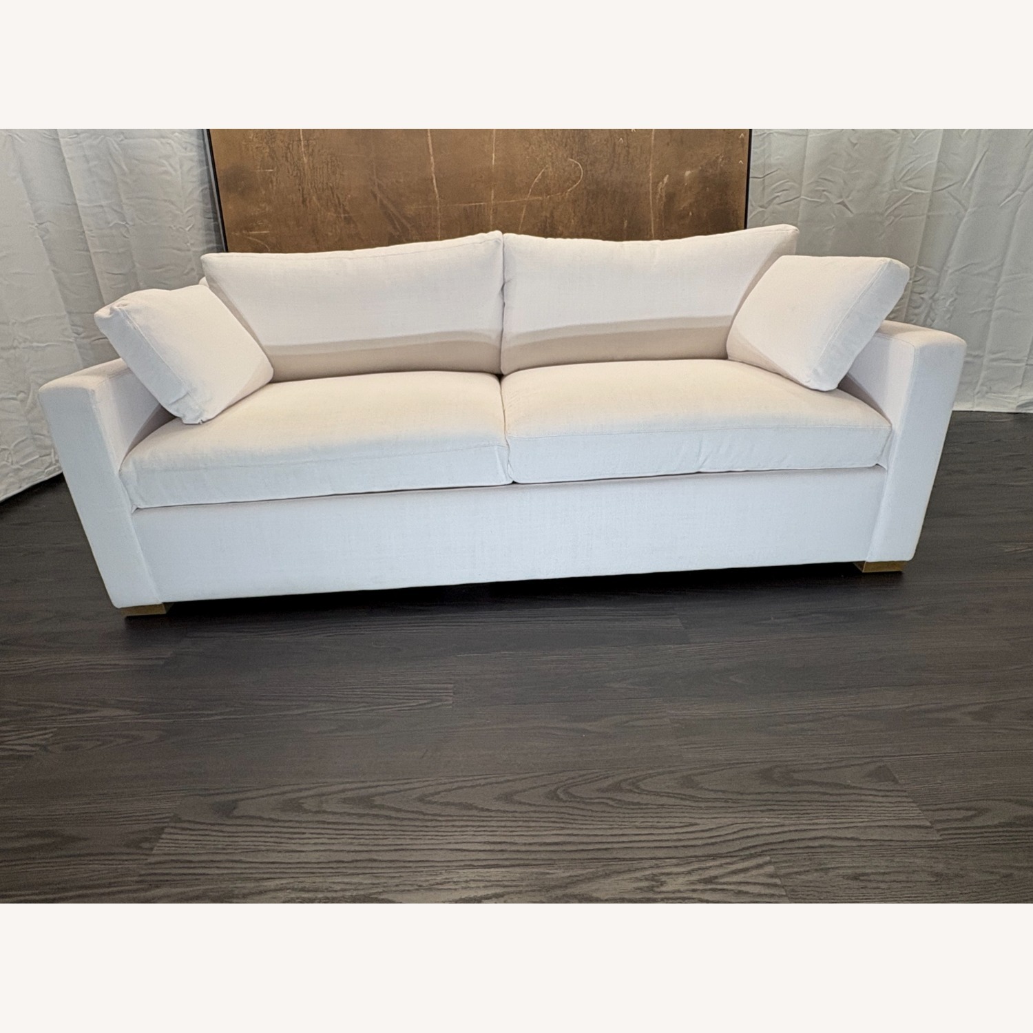 Restoration Hardware Belgian Track Arm Sofa – 7' Luxe Depth - image-3