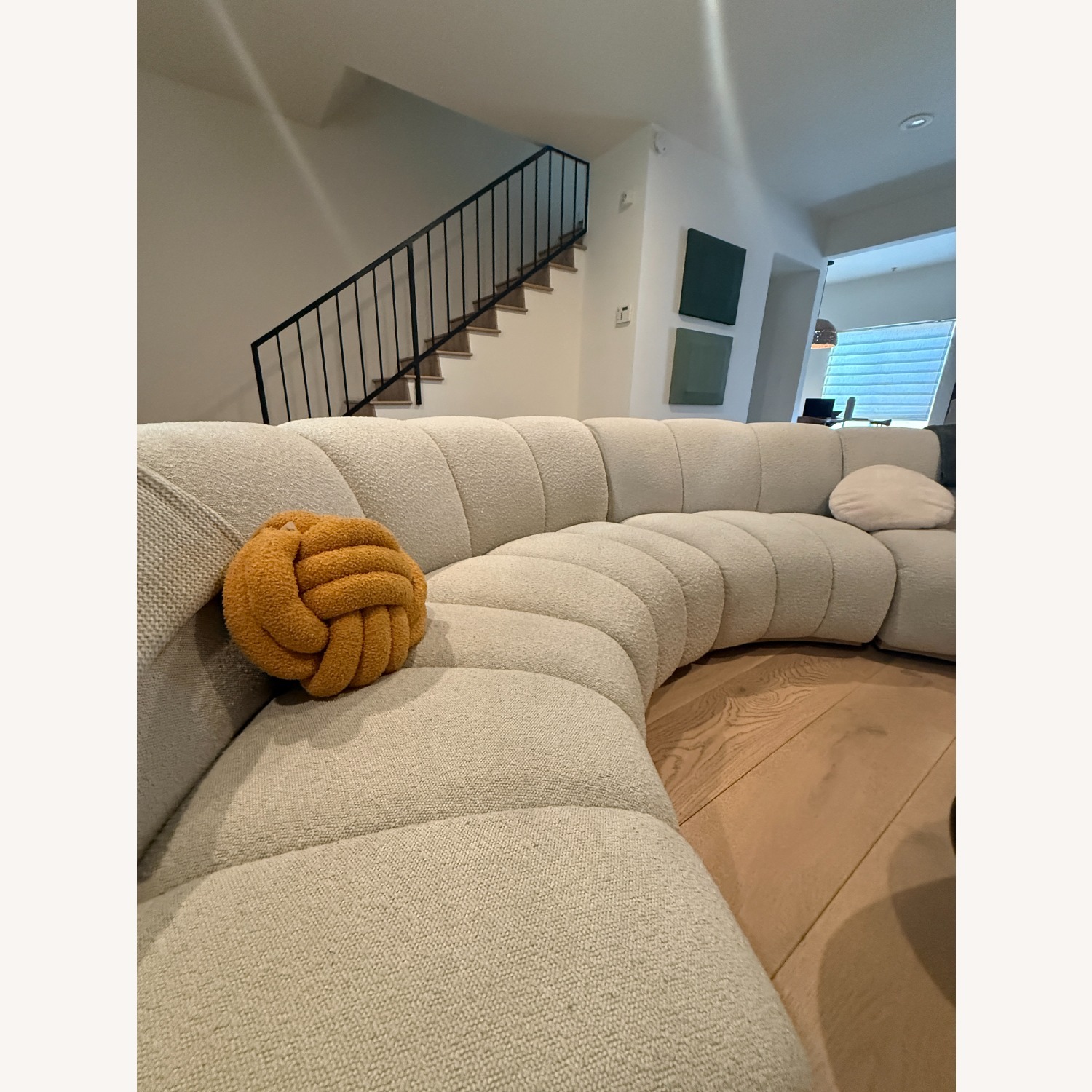 Casterly Marlow Performance Bouclé Curve Sofa - image-6