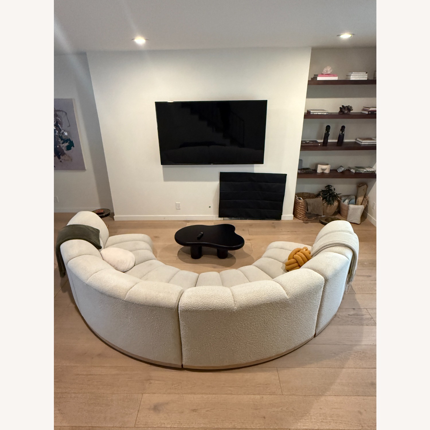 Casterly Marlow Performance Bouclé Curve Sofa - image-4