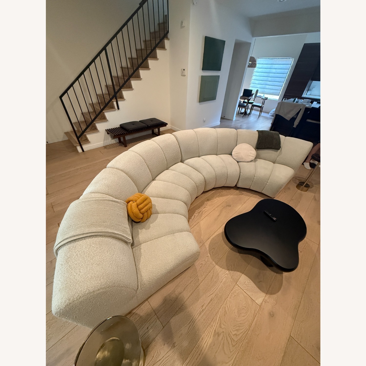 Casterly Marlow Performance Bouclé Curve Sofa - image-2