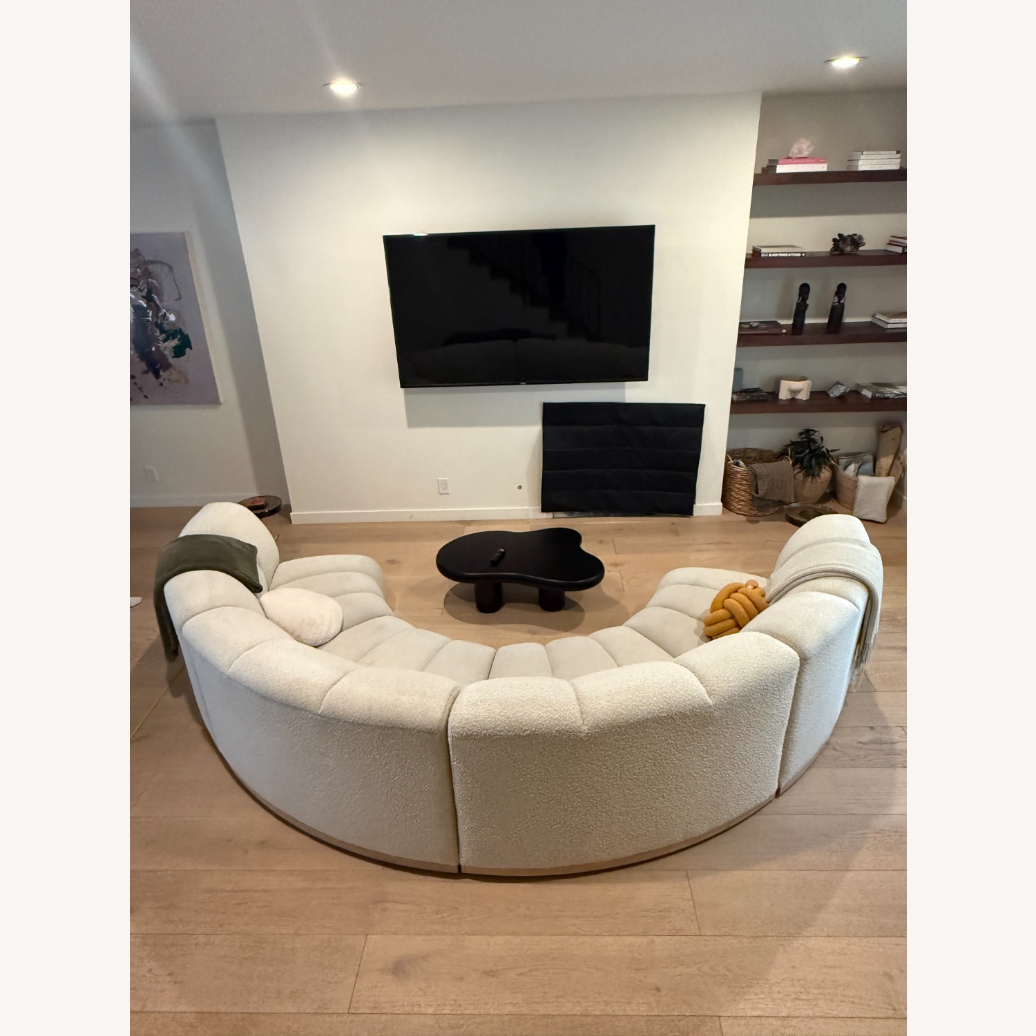 Casterly Marlow Performance Bouclé Curve Sofa - image-3