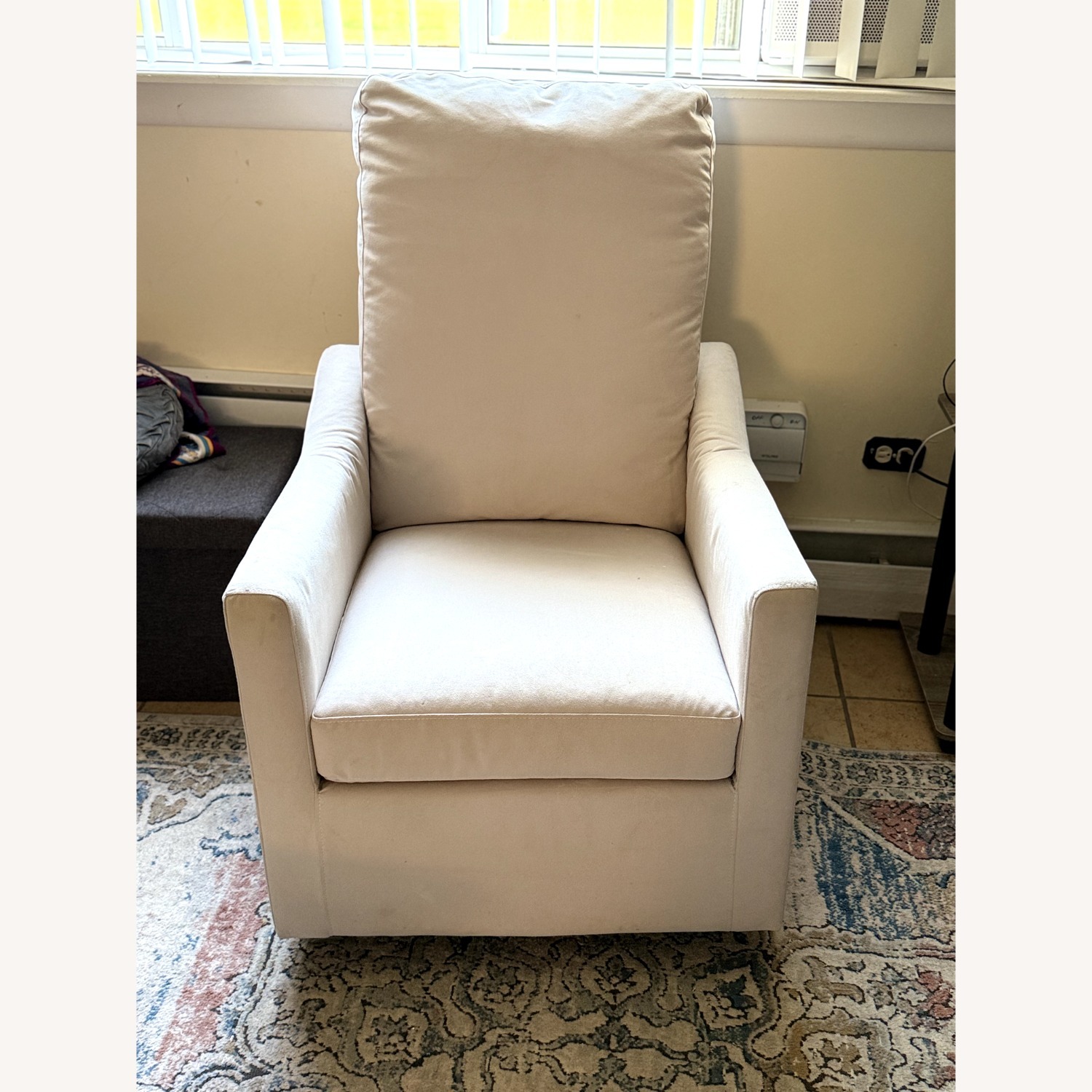 Delta Children Adley Nursery Glider Swivel Chair - image-2