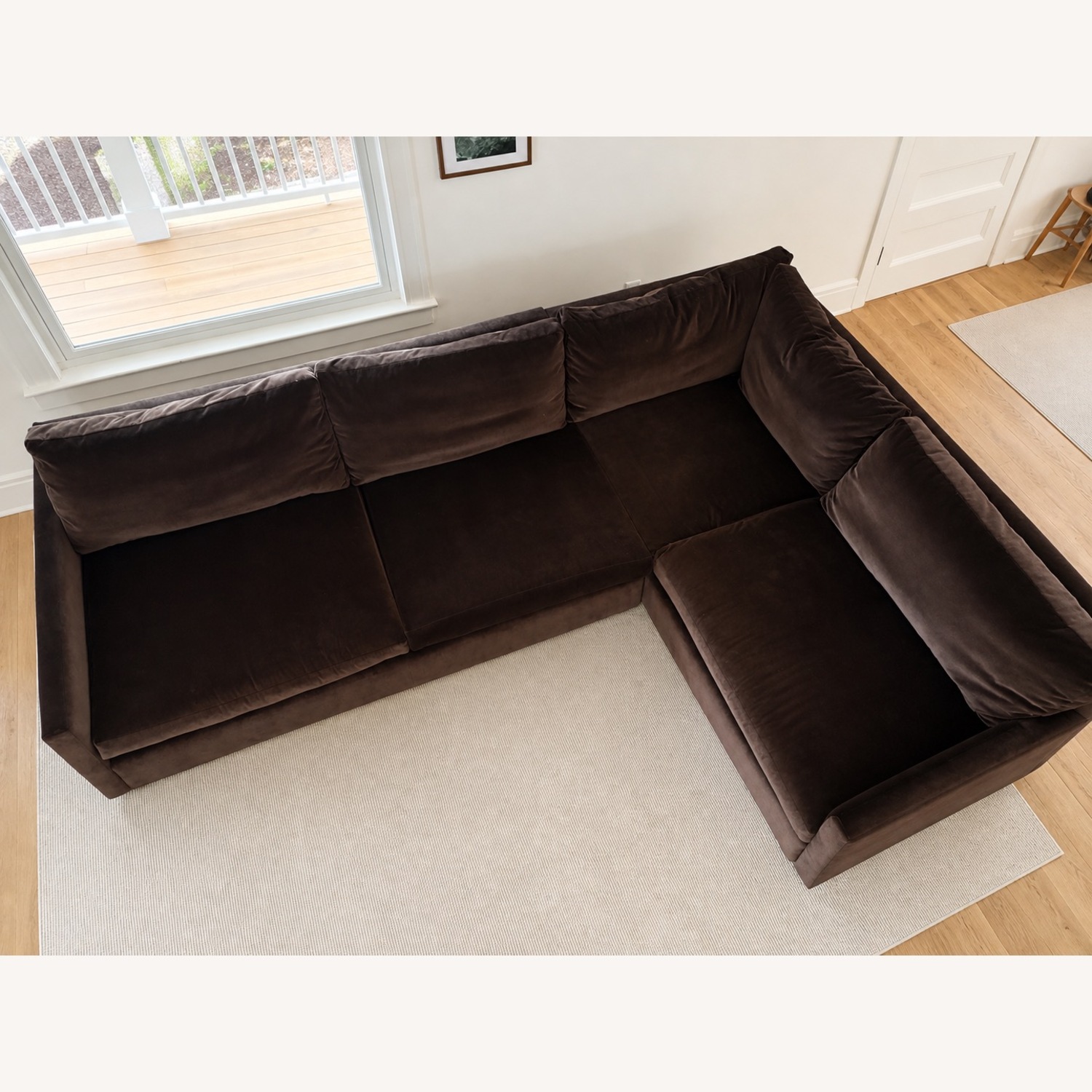 Arhaus Kipton Velvet 2 Piece Sectional - image-2