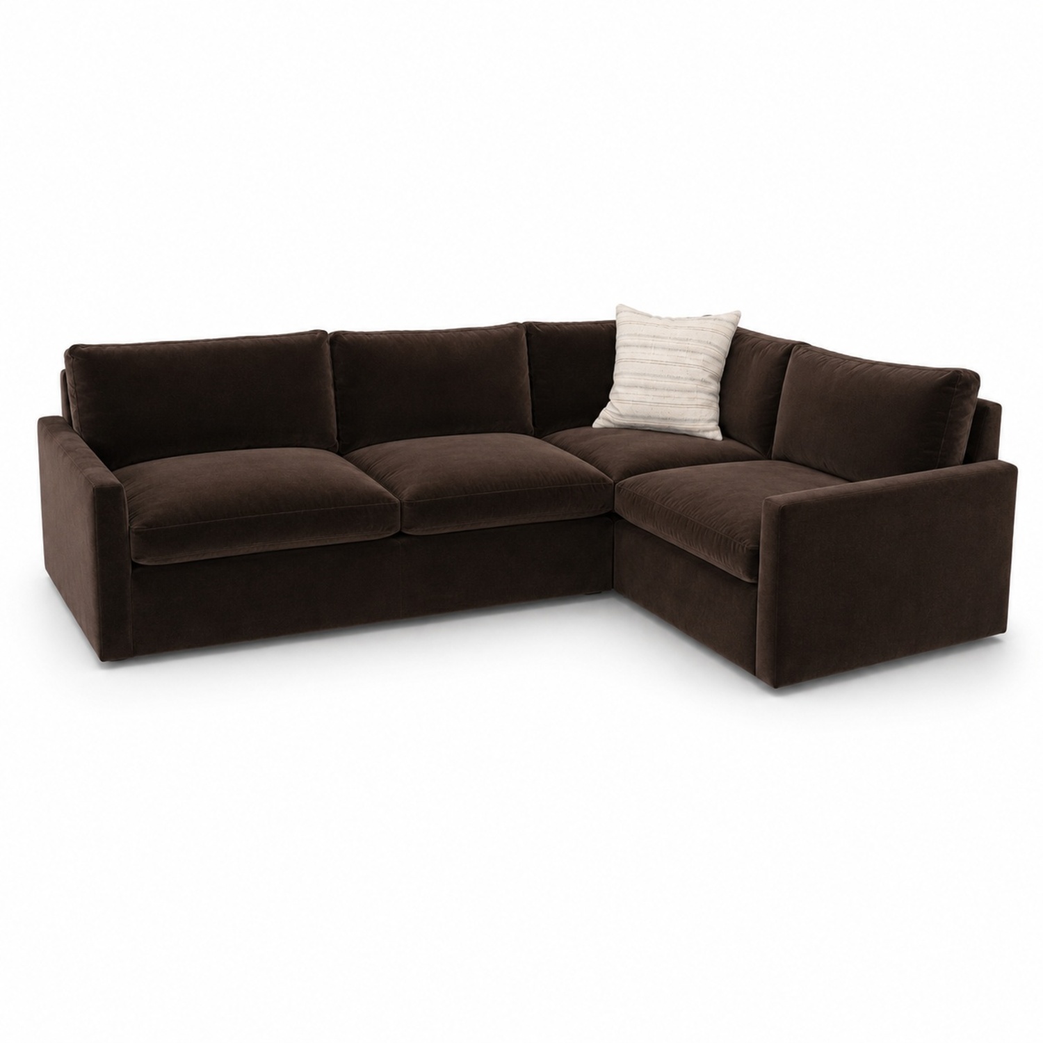 Arhaus Kipton Velvet 2 Piece Sectional - image-4