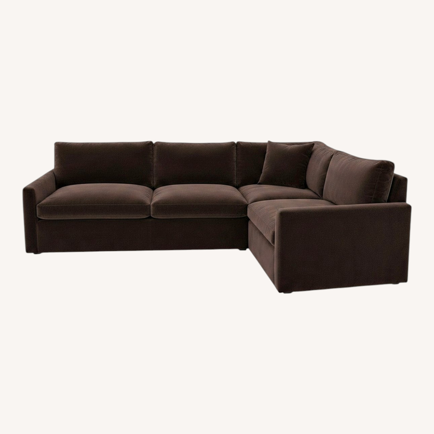 Arhaus Kipton Velvet 2 Piece Sectional - image-0