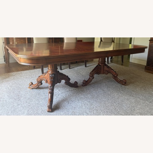 Used Vintage/Antique Dark Brown Dining Table for sale on AptDeco