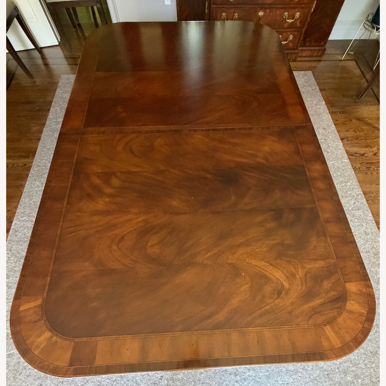 Vintage/Antique Dark Brown Dining Table - image-2