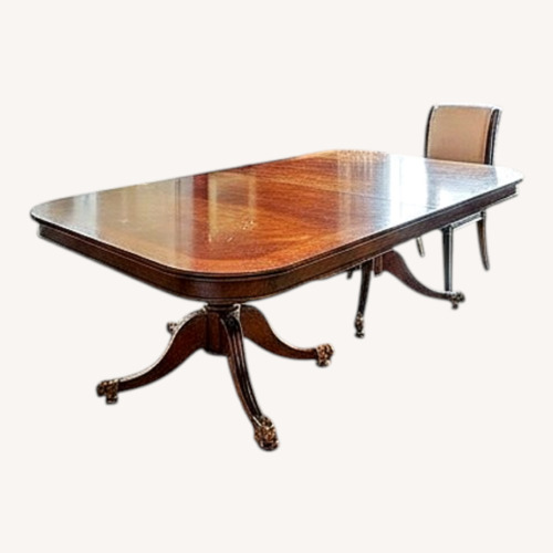 Used Vintage/Antique Dark Brown Dining Table for sale on AptDeco