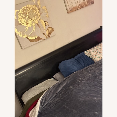 Used Bob's Discount Furniture Black King Bed for sale on AptDeco