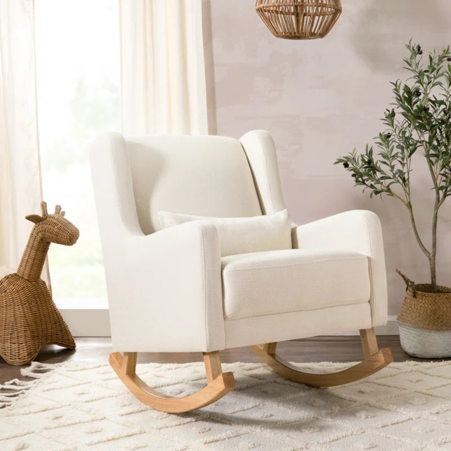 Wayfair White Armchair - image-4