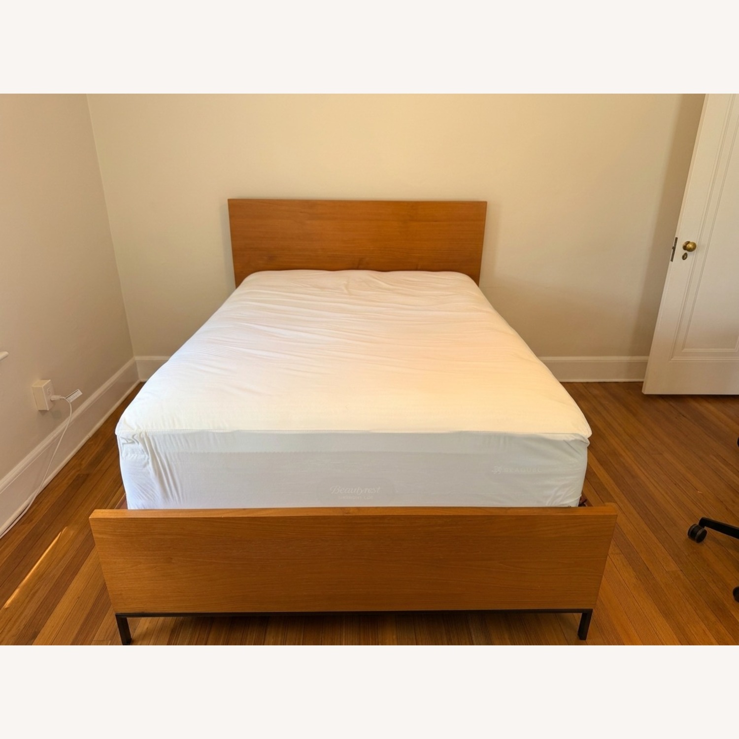 West Elm Nash Wood Queen Bed Frame with Storage - image-2