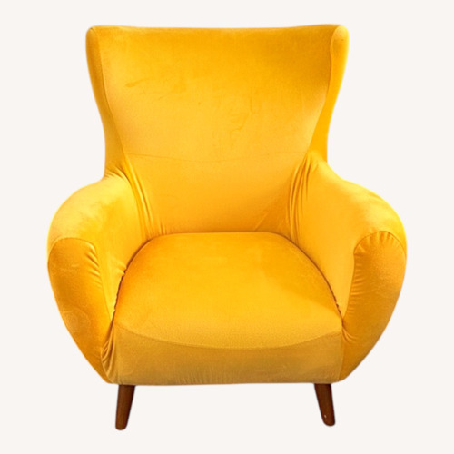 Used Yellow Armchair for sale on AptDeco