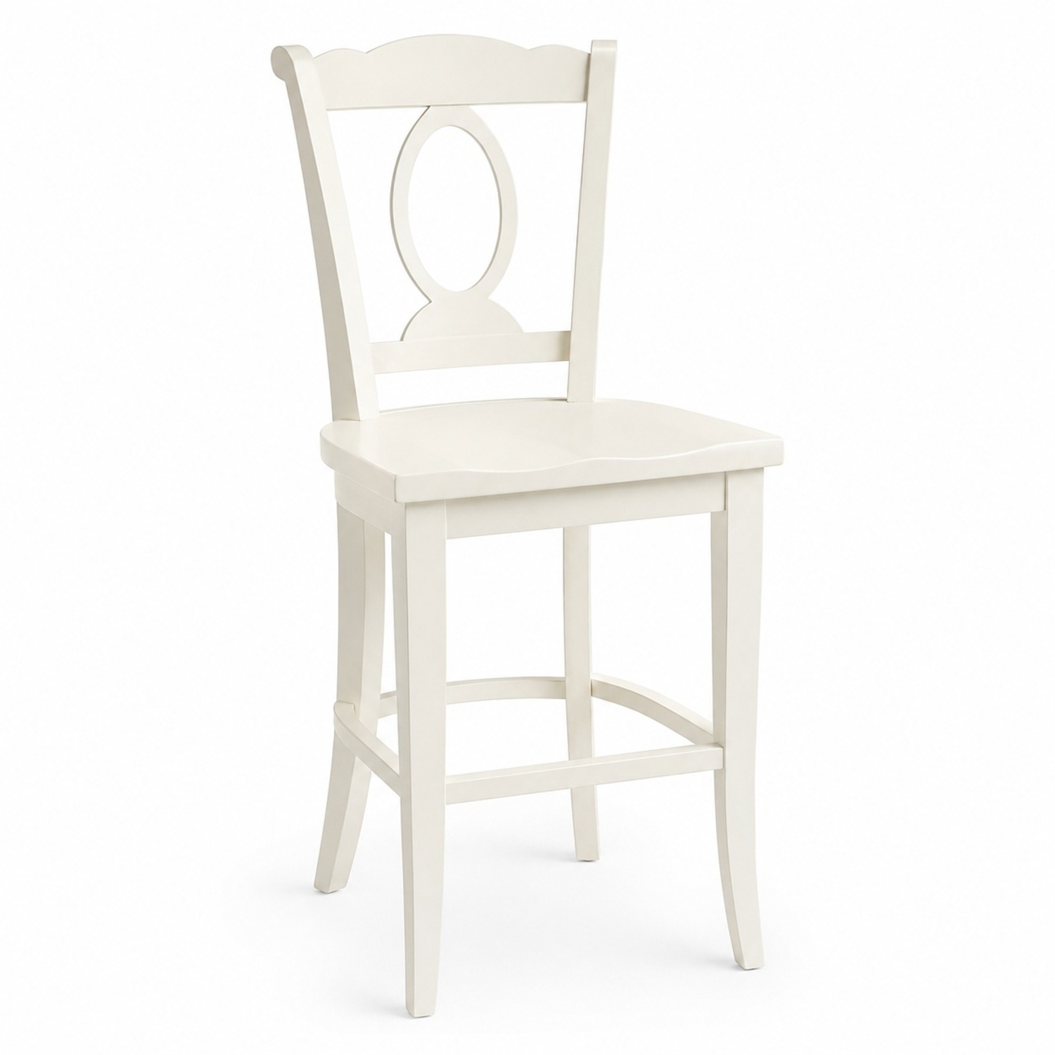 Crate & Barrel Vintner White Stools - image-4