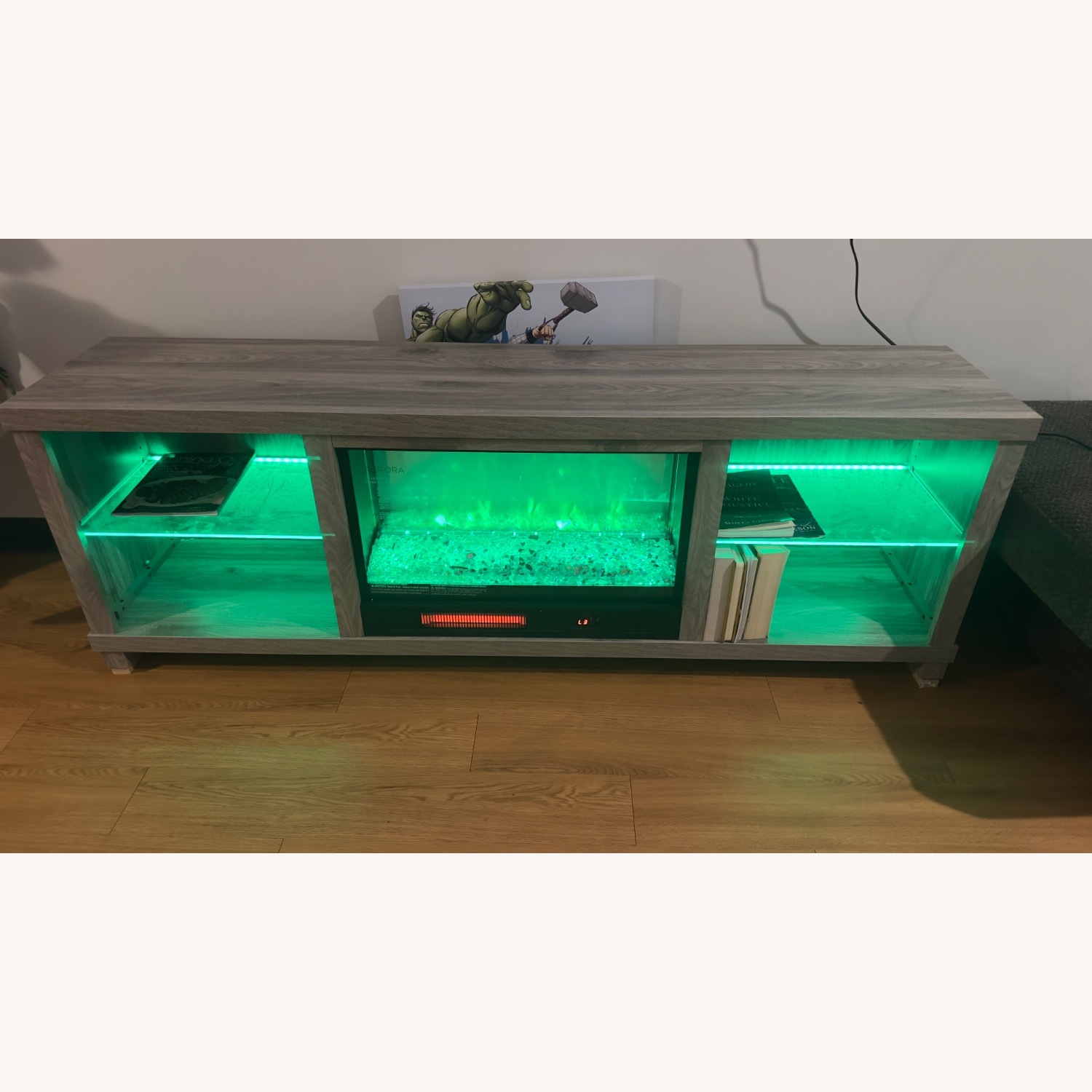 71" LED MEDIA FIREPLACE - image-4
