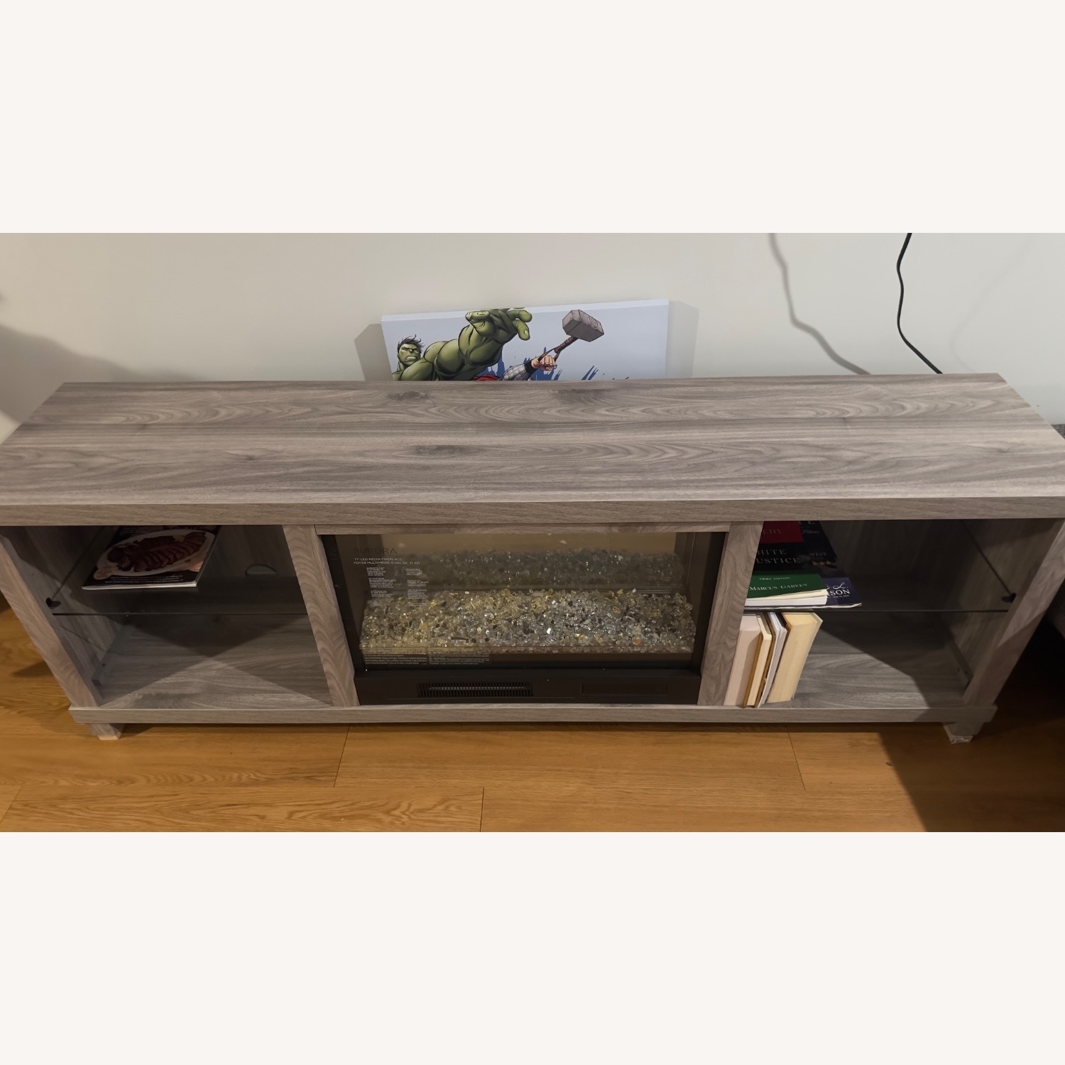 71" LED MEDIA FIREPLACE - image-7