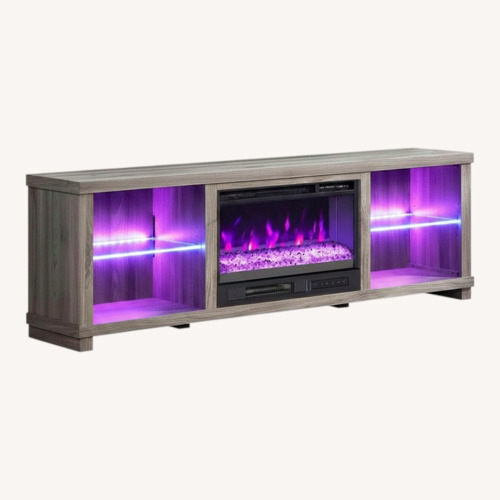 Used 71" LED MEDIA FIREPLACE for sale on AptDeco