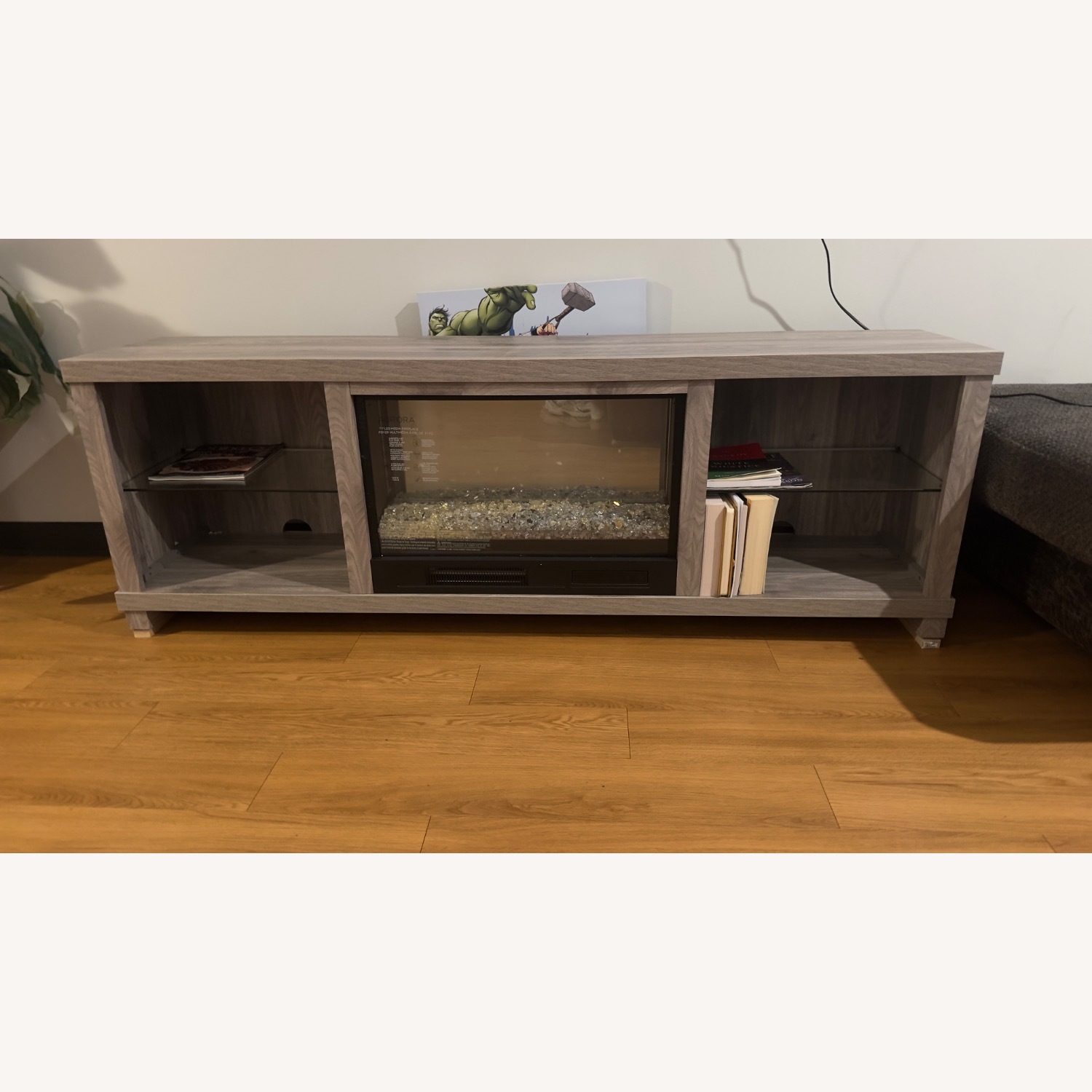 71" LED MEDIA FIREPLACE - image-1