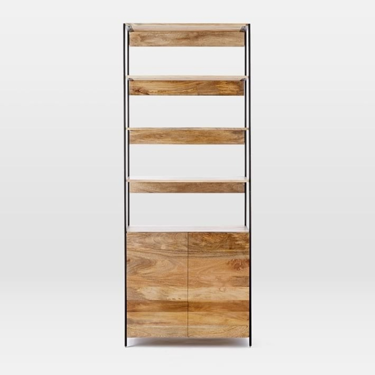 West Elm Industrial Modular Open & Closed Storage - image-2