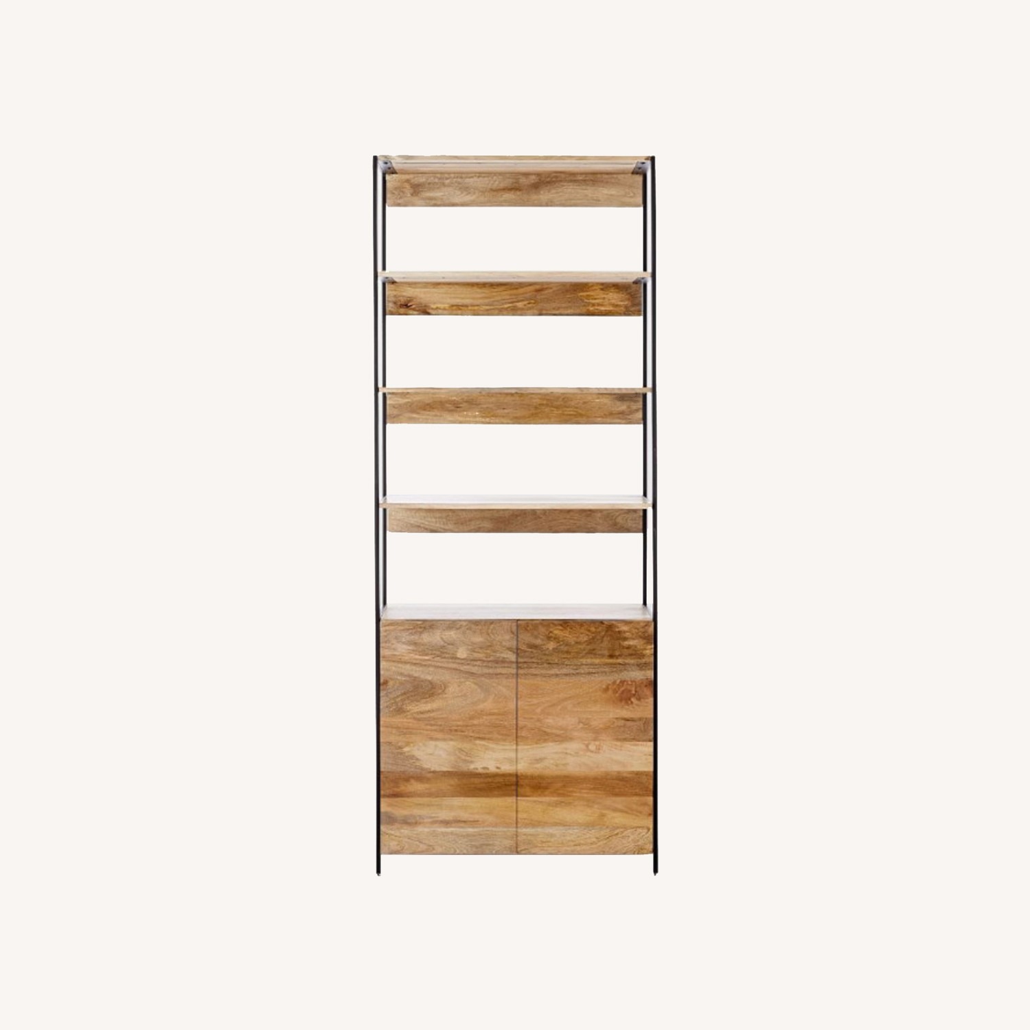 West Elm Industrial Modular Open & Closed Storage - image-5