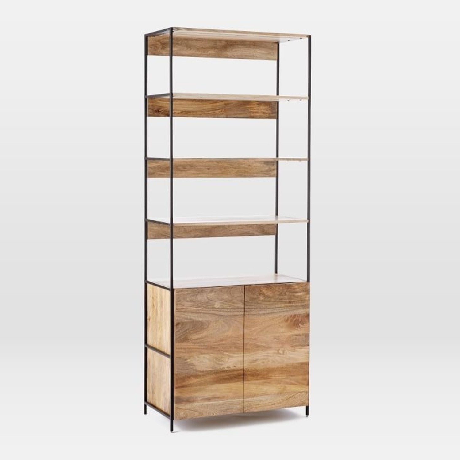 West Elm Industrial Modular Open & Closed Storage - image-3
