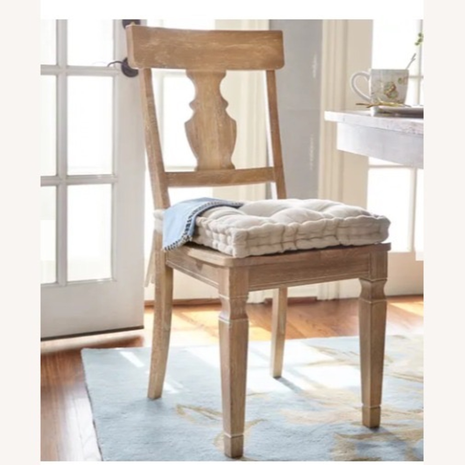 Pier1Natural Stonewash Table Bench & 2 Chairs - image-4
