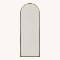 Wayfair Gold Mirrored Glass Floor Mirror