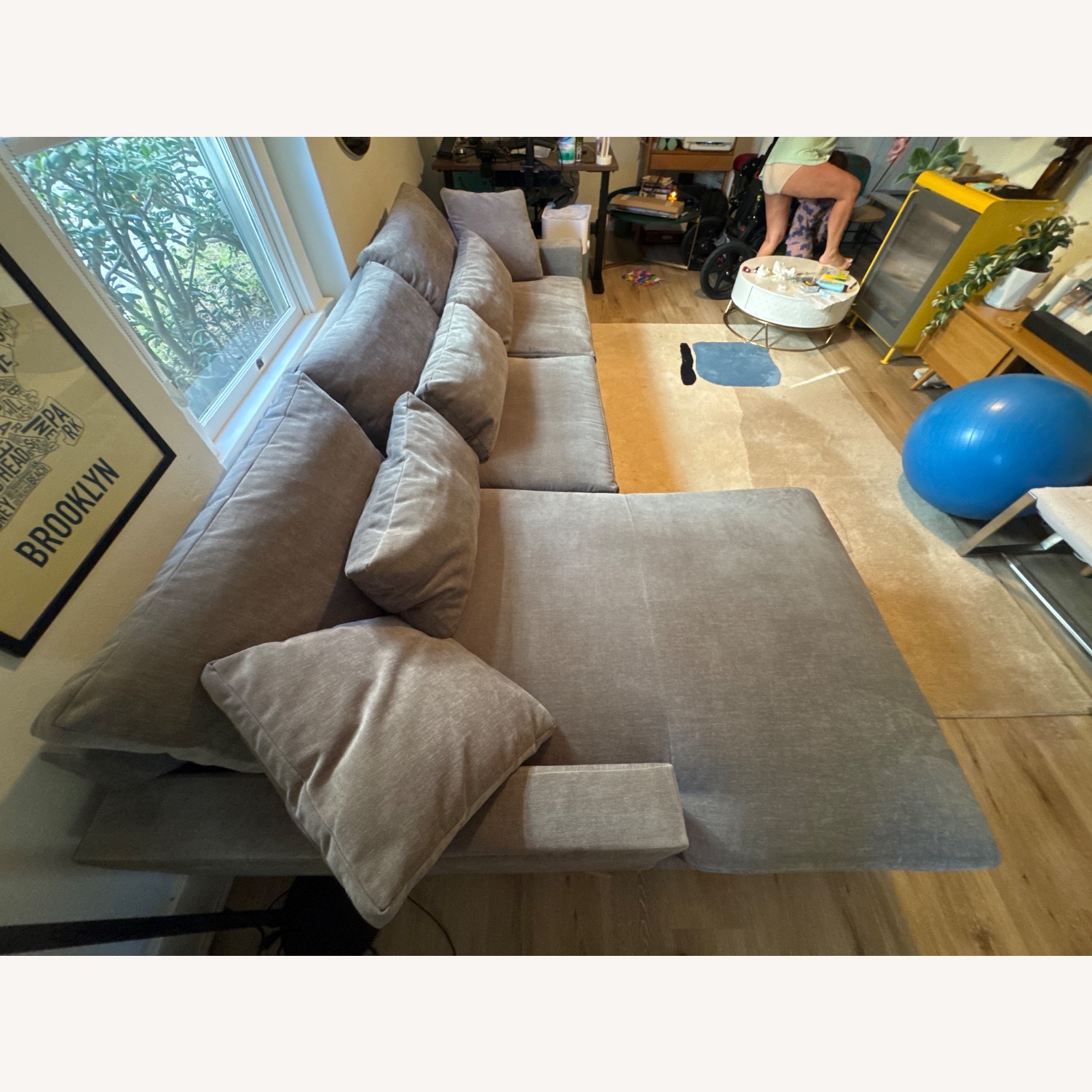 West Elm Harmony Chaise Sectional - image-9
