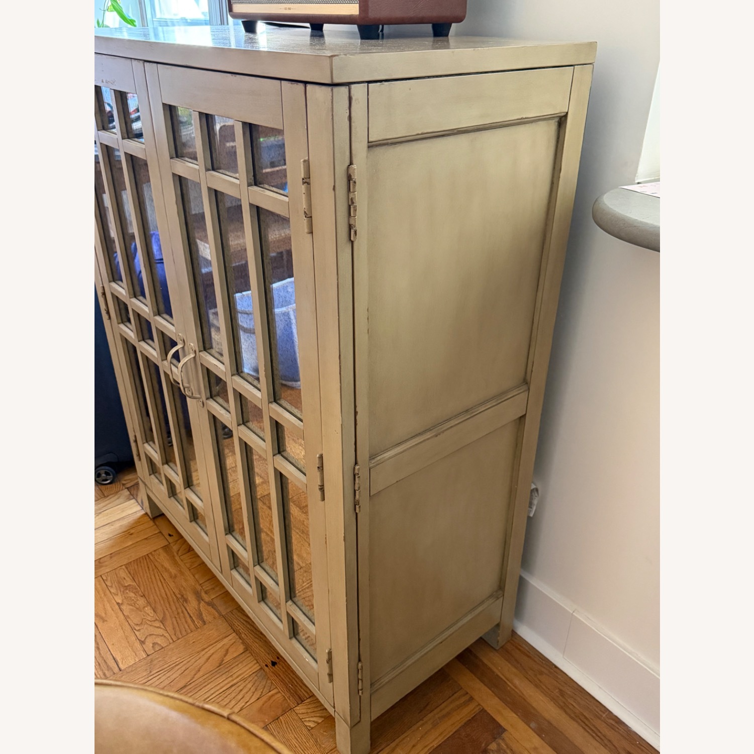 Pottery Barn Lyla Natural Bar Cabinet - image-5