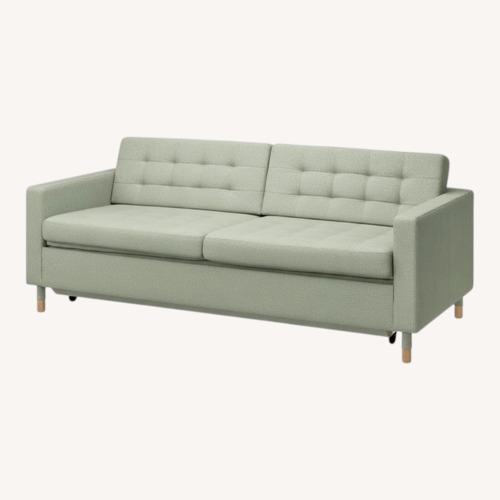 Used IKEA MORABO Sleeper Sofa Light Green for sale on AptDeco