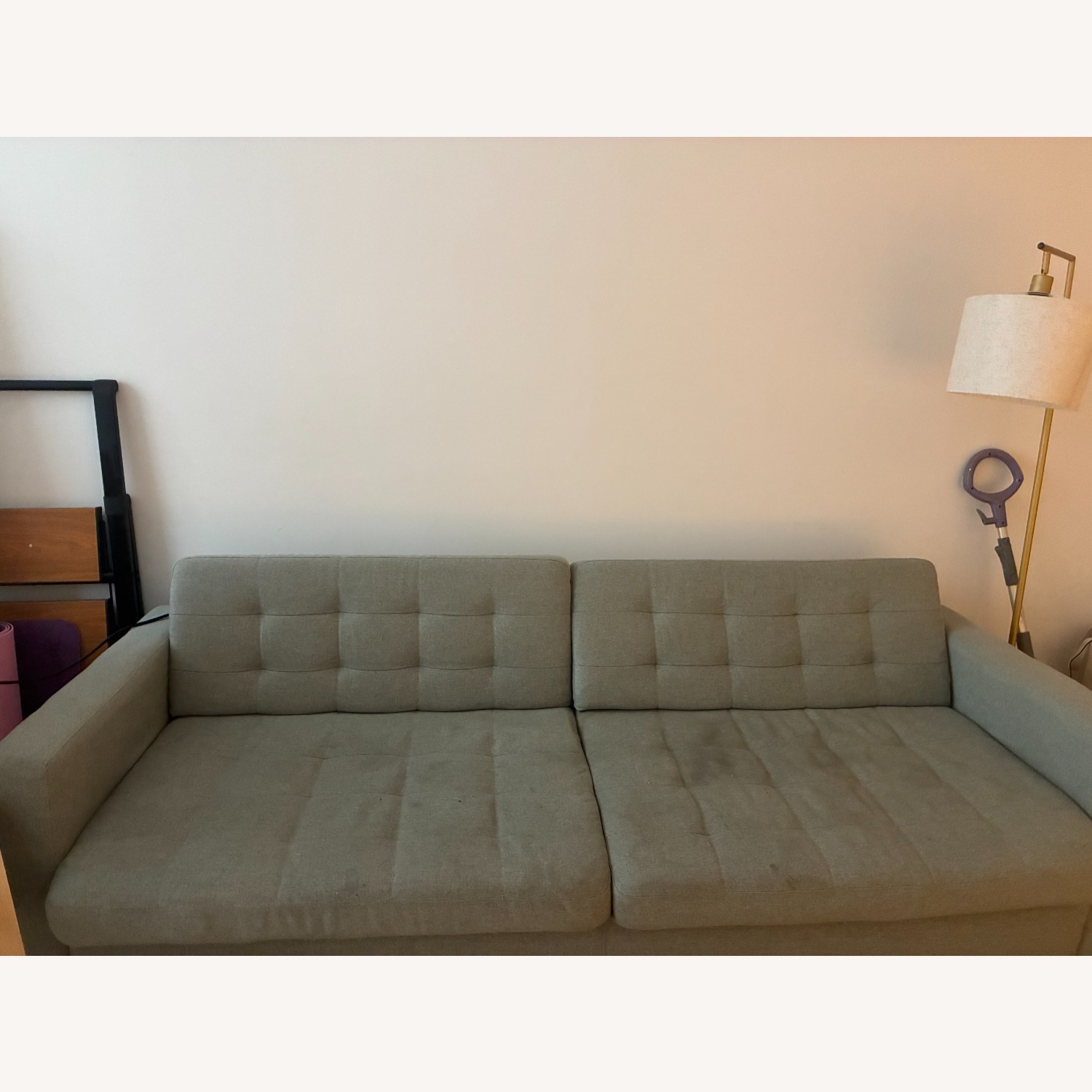 IKEA MORABO Sleeper Sofa Light Green - image-3