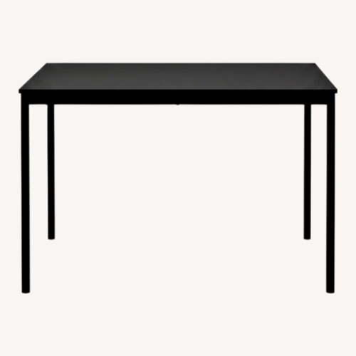 Used IKEA SANDSBERG Black Dining Table for sale on AptDeco