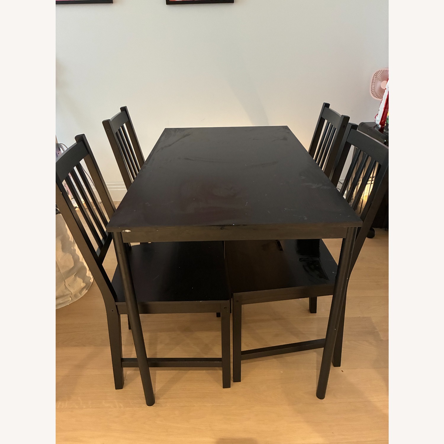 IKEA SANDSBERG Black Dining Table - image-3